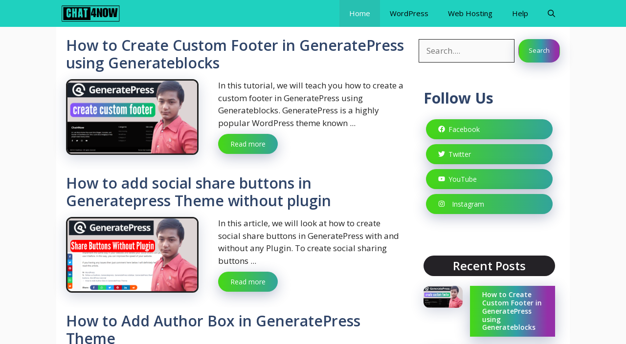 GeneratePress Theme Customization Using CSS