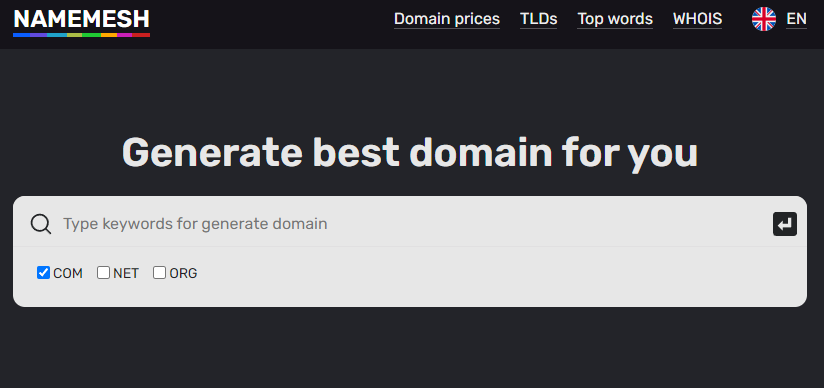 5 Best Domain Name Generators to Find the Perfect Domain 4